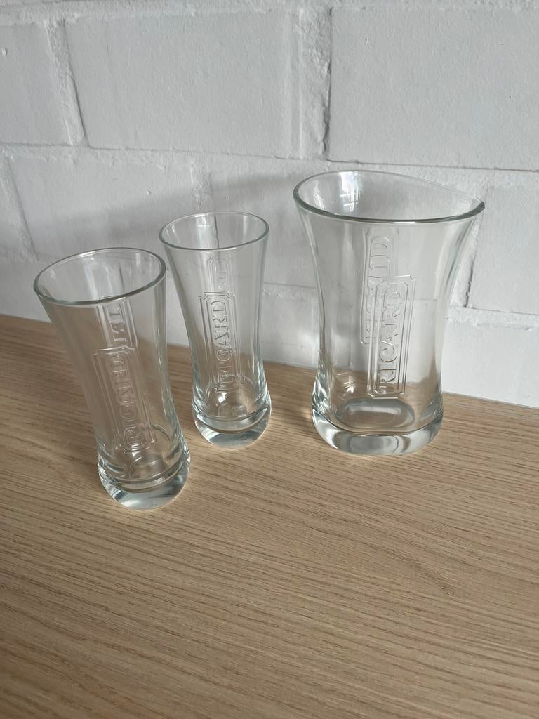 Set Ricard karaf + 2 glazen, Verzamelen, Ophalen, Zo goed als nieuw