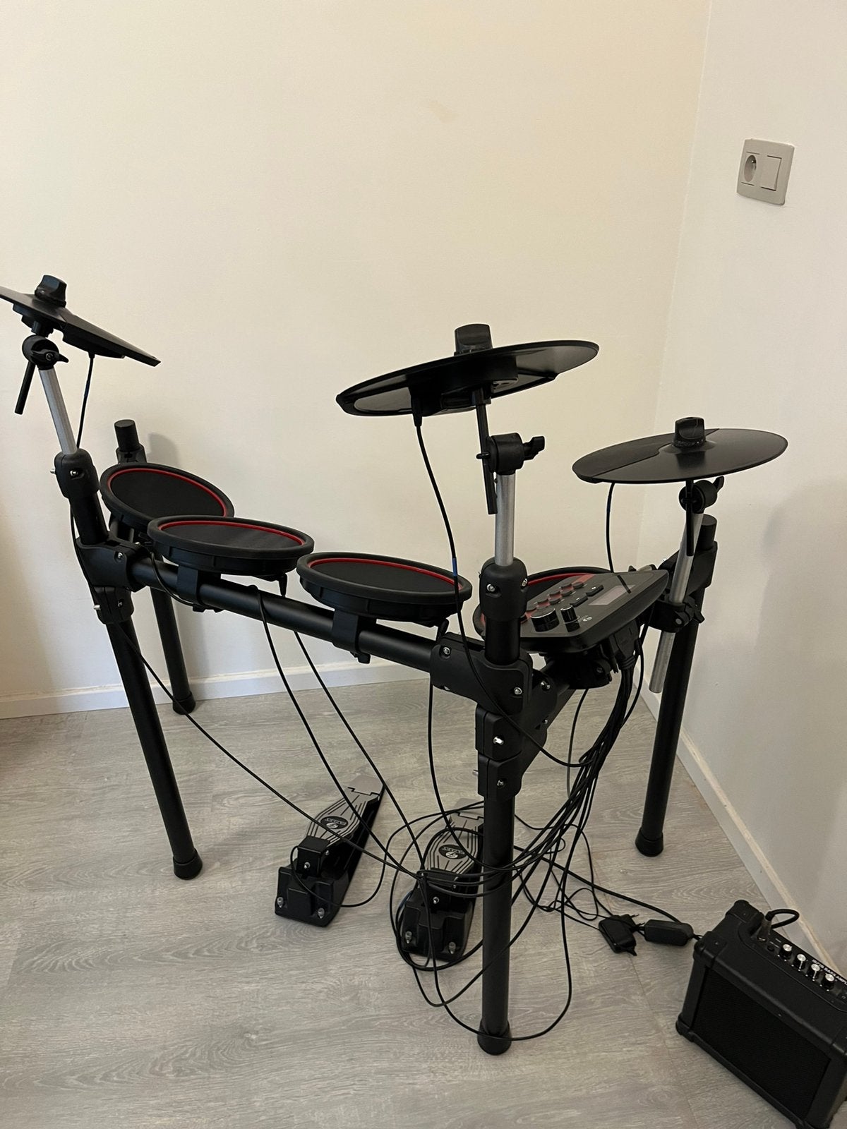 Electrische drum Fazley + versterker, Musique & Instruments, Batteries & Percussions, Enlèvement, Comme neuf