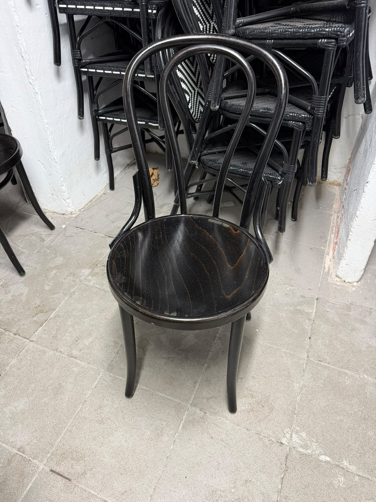 Chaise bistrot, Enlèvement, Comme neuf, Bois
