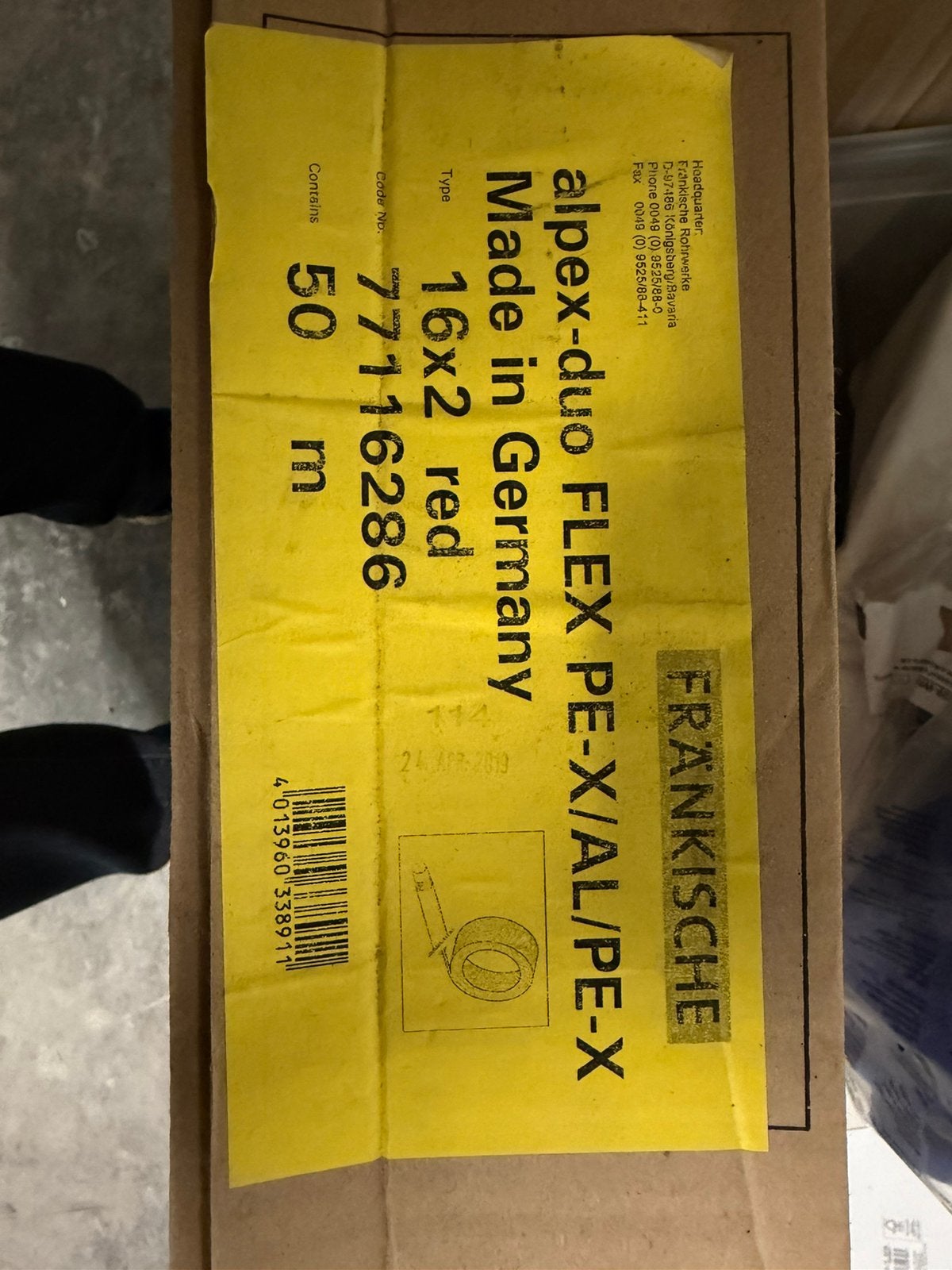 Alpex duo Flex 16x2 - 50 meter, Doe-het-zelf en Bouw, Ophalen, Nieuw