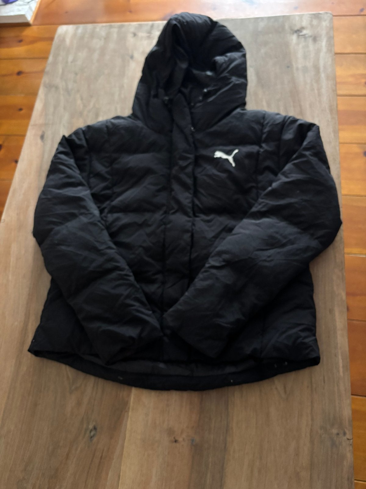 Doudoune noire Puma, Enlèvement ou Envoi, Comme neuf, Taille 46 (S) ou plus petite, Noir