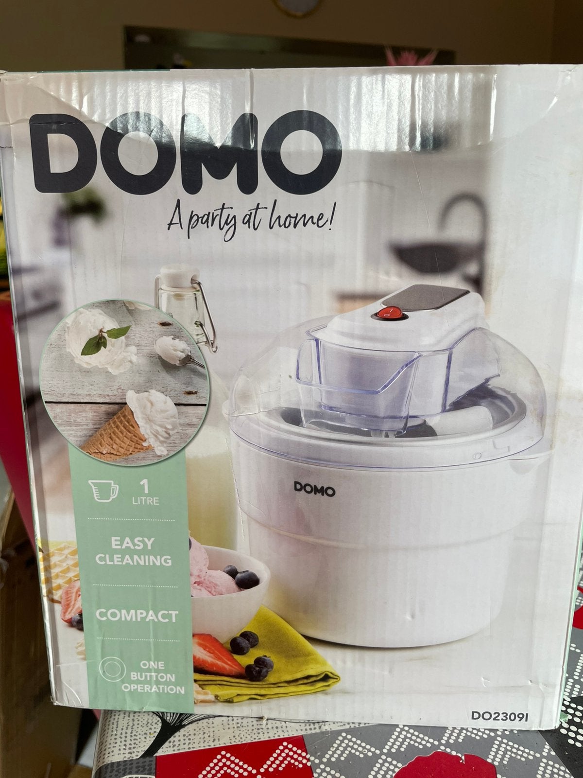 Sorbetière Domo, Electroménager, Enlèvement, Comme neuf