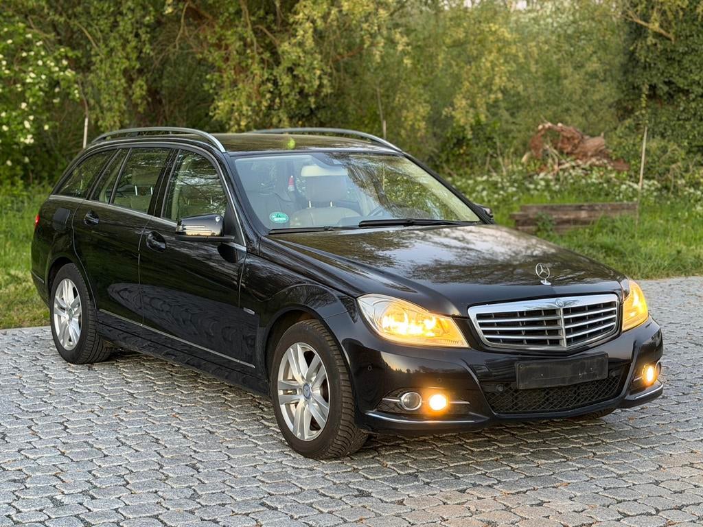 Mercedes C180 CDI Break • 2011 EURO5 • LEDER • GPS • PDC, Auto's, Euro 5, Achterwielaandrijving, Beige, 4 cilinders