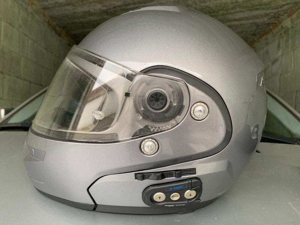 Nolan N103 met C-com intercom, Systeemhelm, XL, Ophalen of Verzenden, Tweedehands