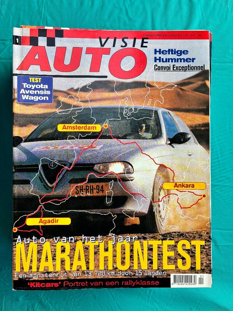Autovisie - complete jaargang 1998, Boeken, Ophalen of Verzenden, Gelezen