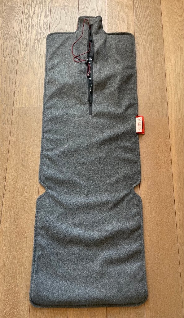 Stoov warmtedeken Big Hug XL Original Grey, Overige merken, Ophalen of Verzenden, Zo goed als nieuw, Grijs
