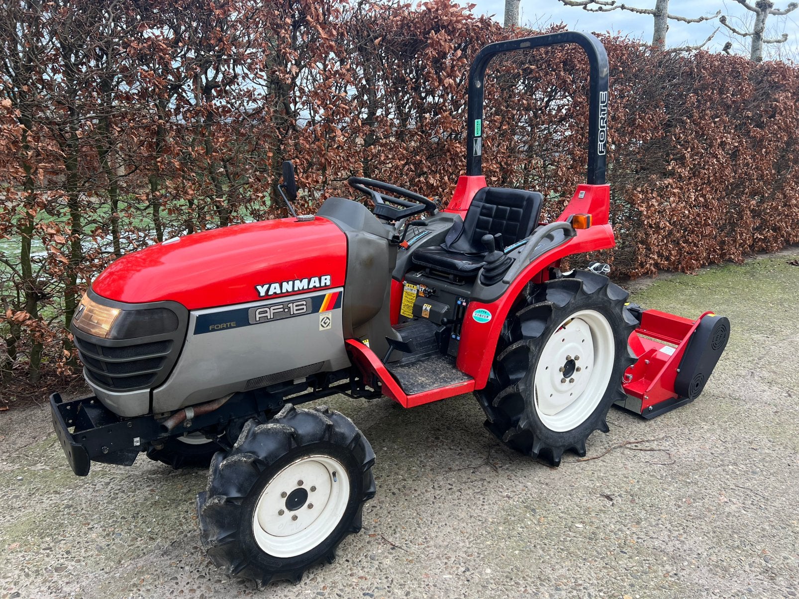 Yanmar minitractor |Klepelmaaier|Frees|18 PK| semi-automaat, Enlèvement, Épandeur