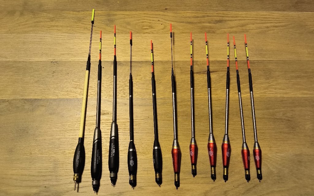 11 Rive.Nano exner match dobbers.20€, Ophalen of Verzenden, Zo goed als nieuw, Dobber of Lood