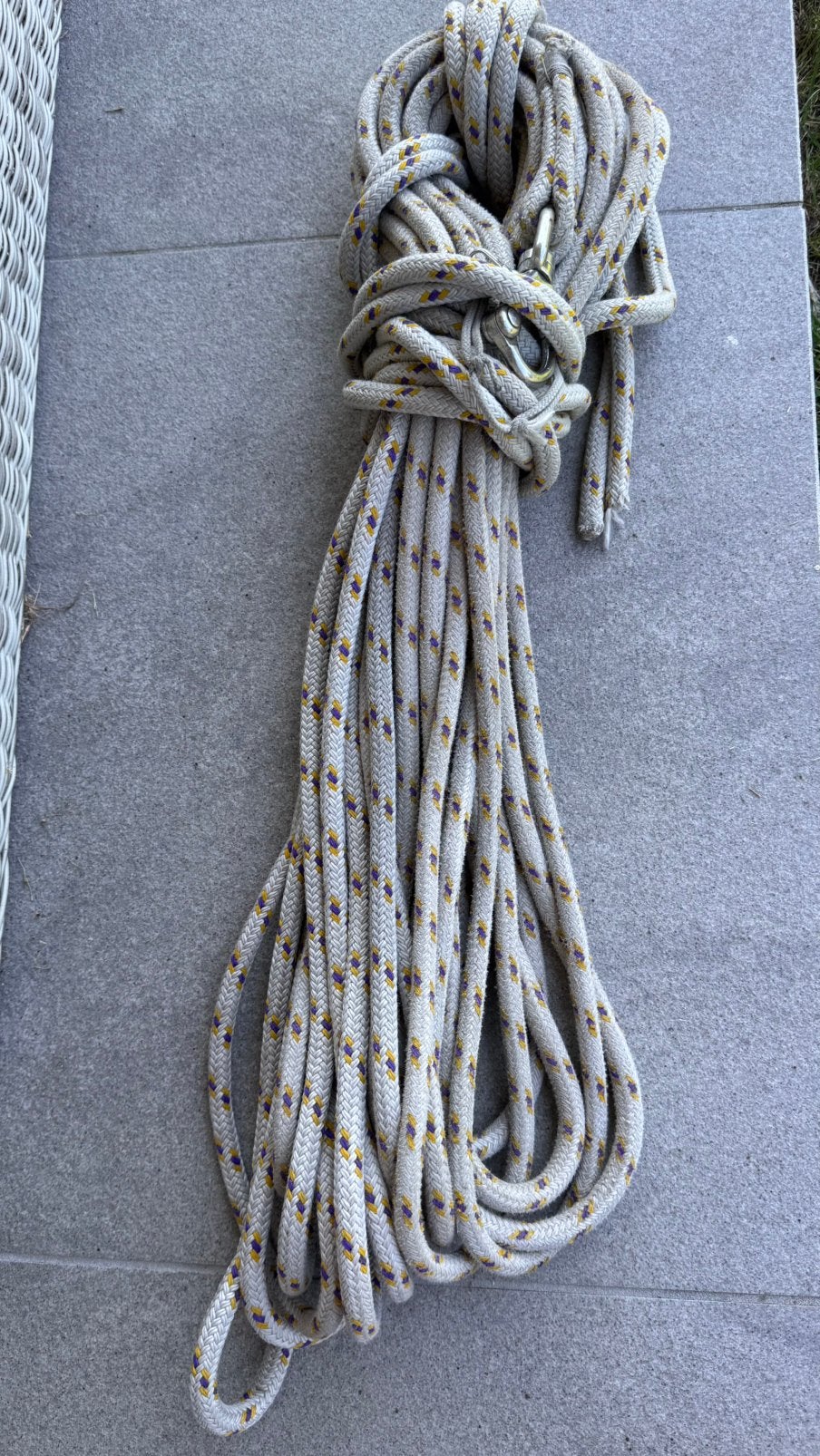 Fokkeschoot 15m met snapsluiting, Sports nautiques & Bateaux, Voiles & Accessoires de voile, Enlèvement, Comme neuf