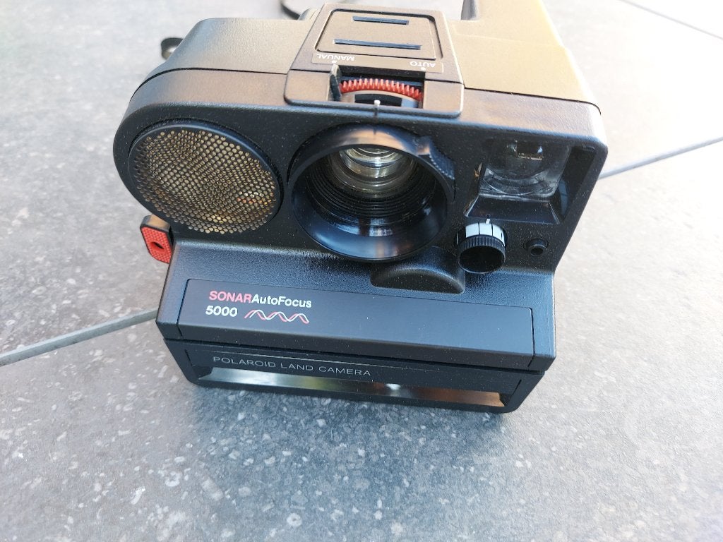 Polaroid Landcamera Sonar 5000 , tas flash filters en remote, TV, Hi-fi & Vidéo, Appareils photo analogiques, Enlèvement ou Envoi