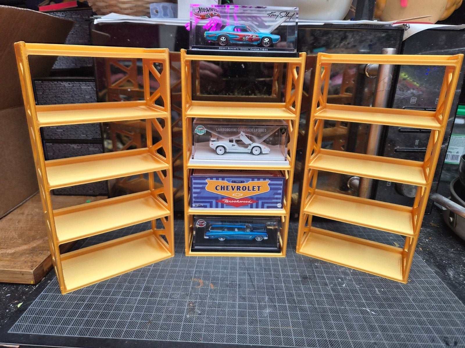 3d geprint rek voor hot wheels rlc acryl modellen hotwheels, Ophalen of Verzenden, Nieuw