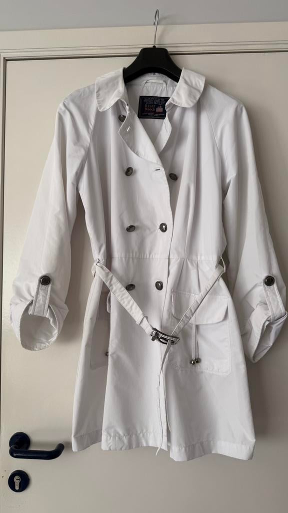 Veste de pluie/Summer River Woods, Enlèvement ou Envoi, Porté, Taille 38/40 (M), Blanc