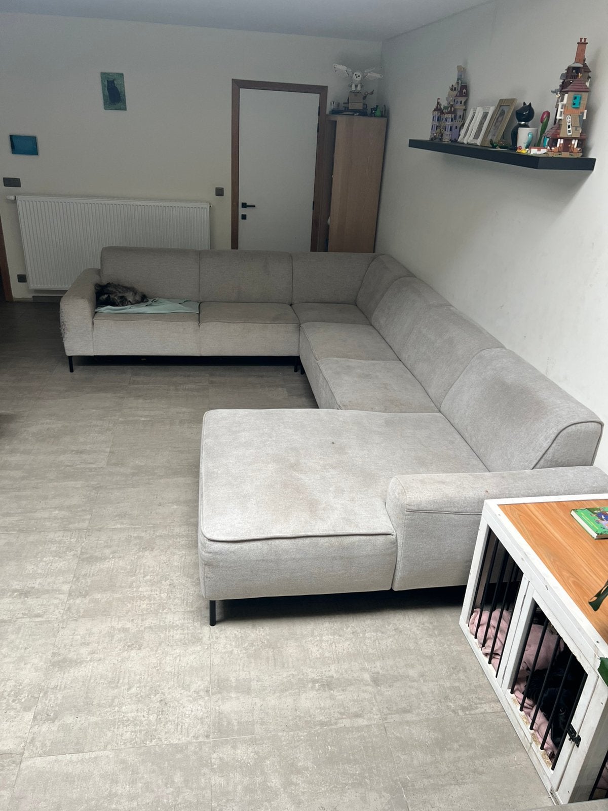 Hoekzetel, Huis en Inrichting, Ophalen, Gebruikt, Stof