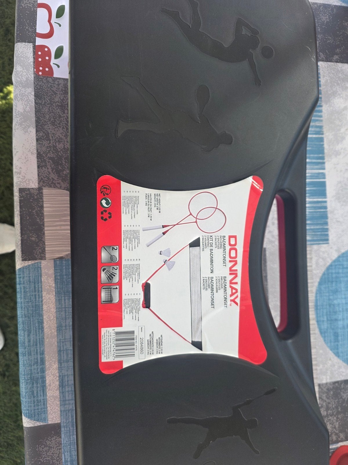 donnay badmintonset, Sports & Fitness, Badminton, Enlèvement, Comme neuf, Autres types