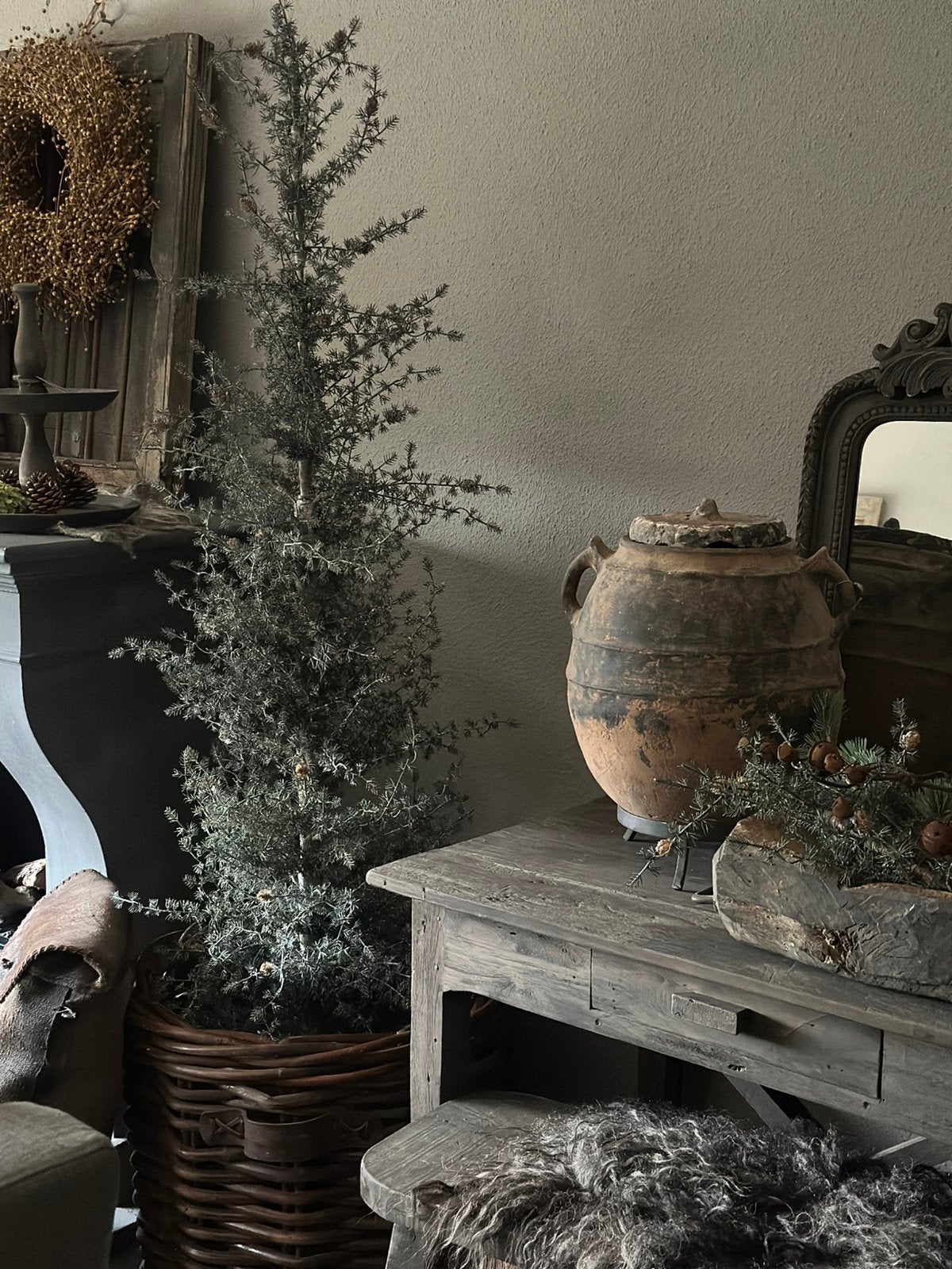 Kunst kerstboom met dennenappels, Diversen, Ophalen of Verzenden, Nieuw
