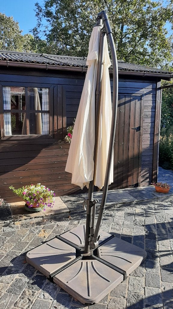 zweefparasol, Jardin & Terrasse, Parasol flottant, Enlèvement, Réglable, Utilisé