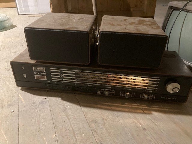 vintage radio, Audio, Tv en Foto, Ophalen, Gebruikt, Radio