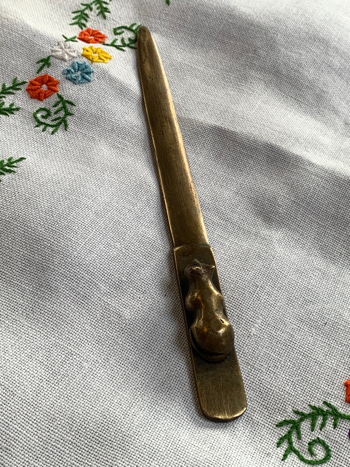 Coupe papier en bronze, Enlèvement ou Envoi