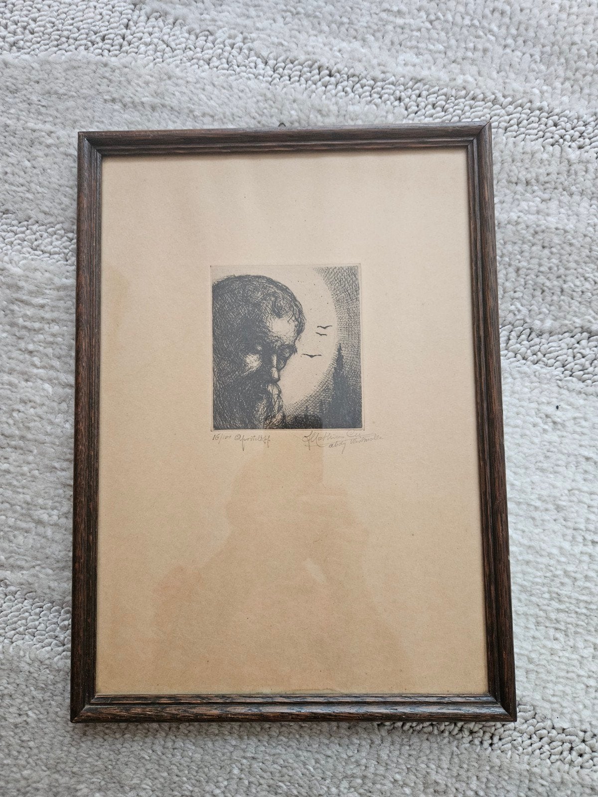 Abdij Westmalle Trappisten, Antiquités & Art, Art | Dessins & Photographie, Enlèvement ou Envoi, Eau-forte