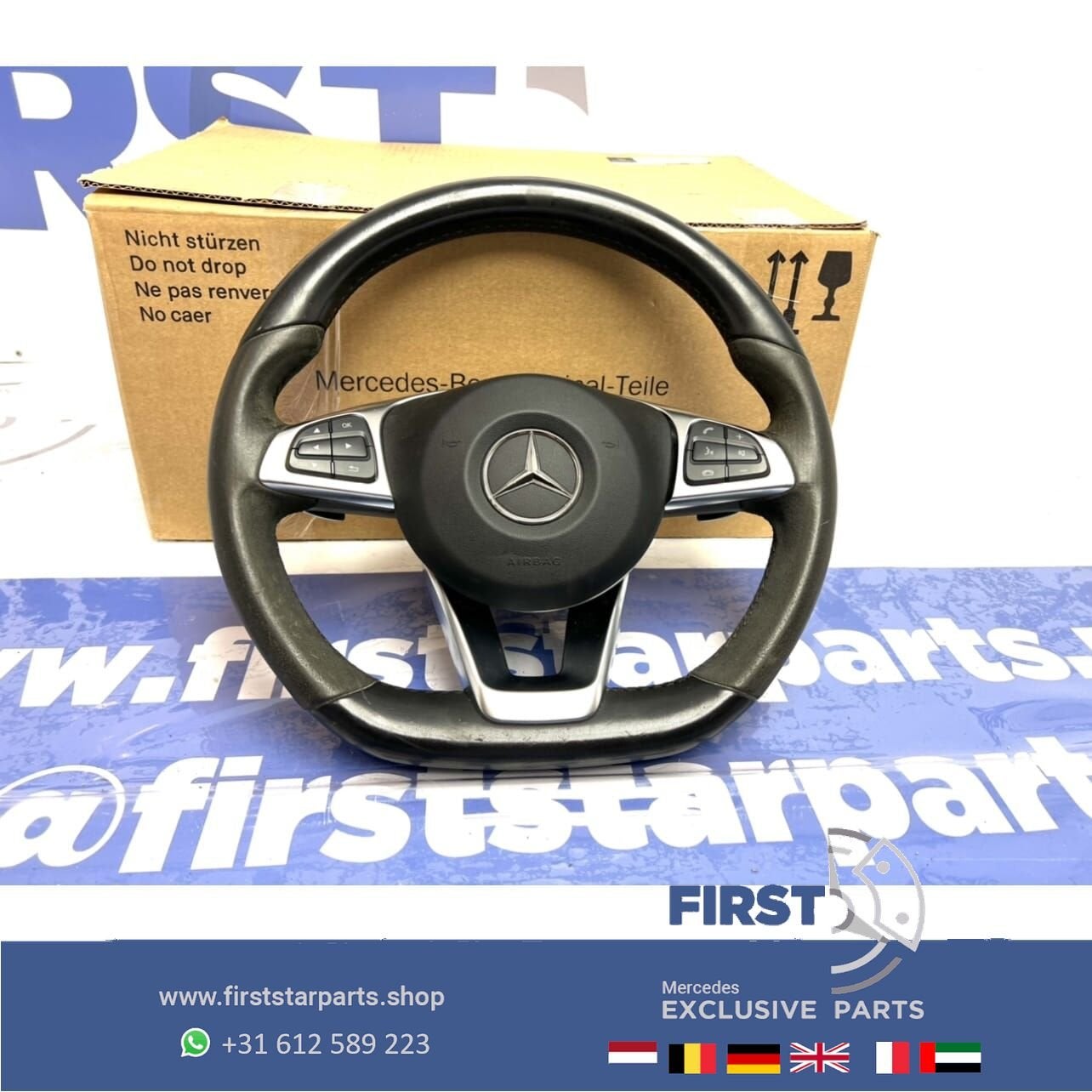 AMG STUUR + AIRBAG Mercedes W176 W246 W117 W204 W212 W156 A, Gebruikt, -, Ophalen of Verzenden, -