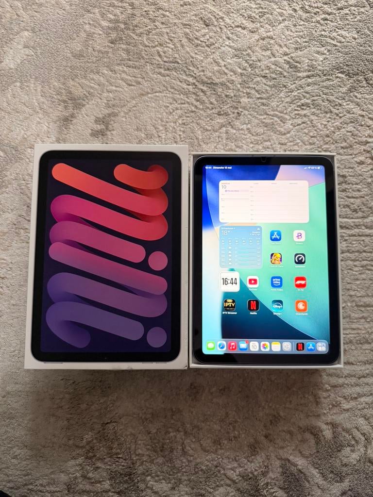 iPad mini 6 Purple / 64 GB / Wifi + Cellular (5G), Informatique & Logiciels, Apple iPad Tablettes, Autres couleurs, 8 pouces, Comme neuf