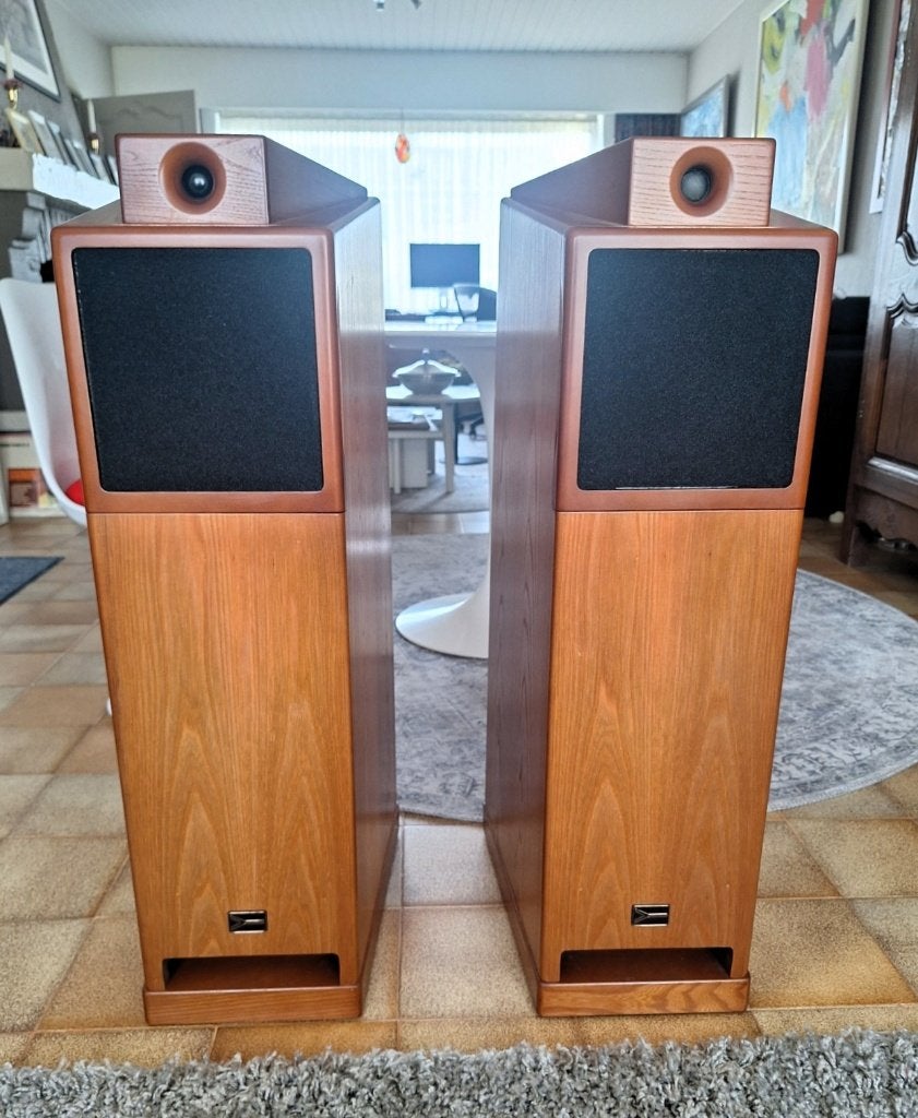 Vintage klankasten Confluence Cantilène in topstaat !, Refurbished, 60 tot 120 watt, Front, Rear of Stereo speakers, Ophalen