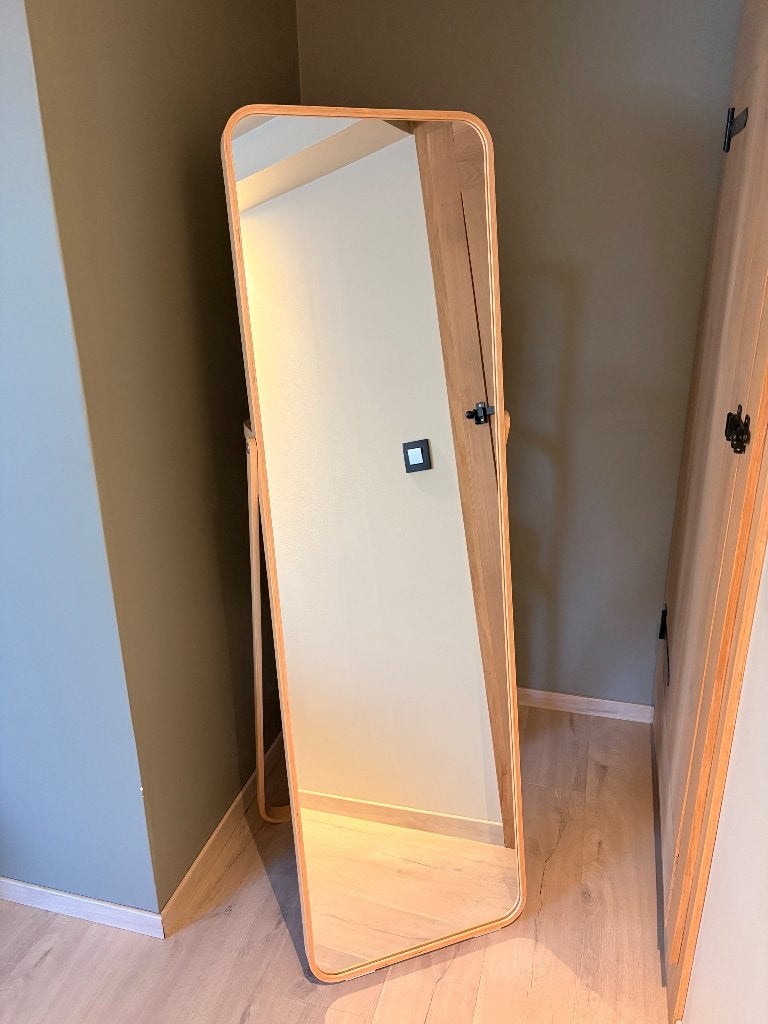 Spiegel, Huis en Inrichting, Ophalen, 100 tot 150 cm, Zo goed als nieuw, Rechthoekig