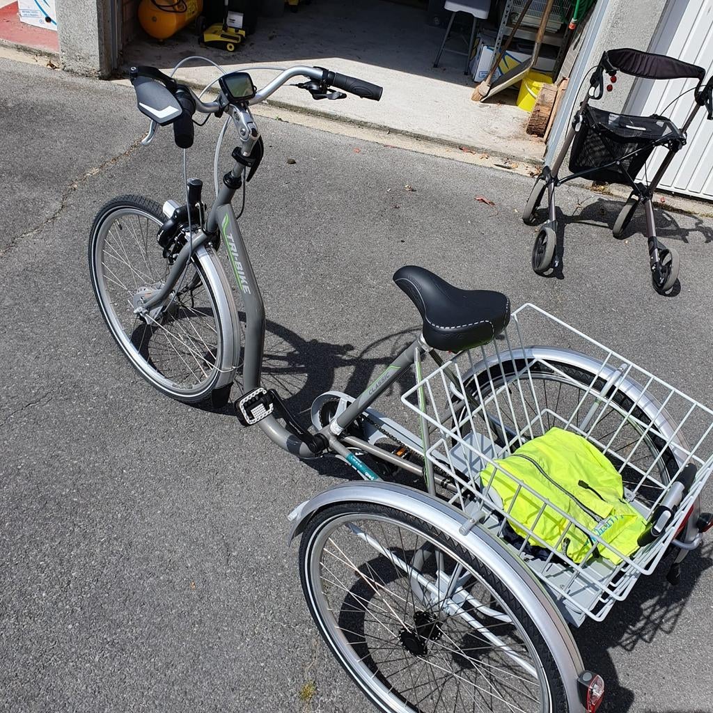 Tri-bike volwassen model, Ophalen