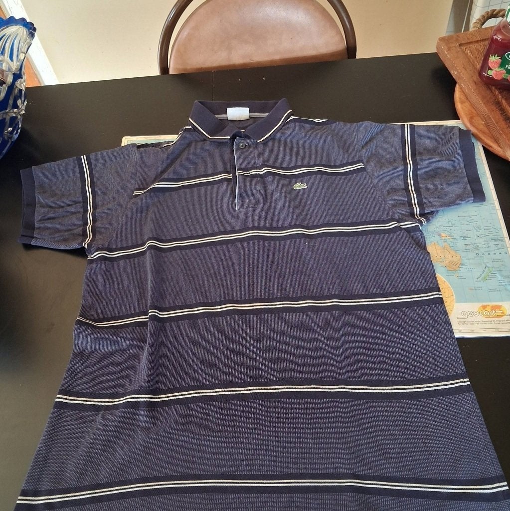 lacoste t shirt in italië gekocht, Maat 52/54 (L), Blauw, Lacoste, Nieuw
