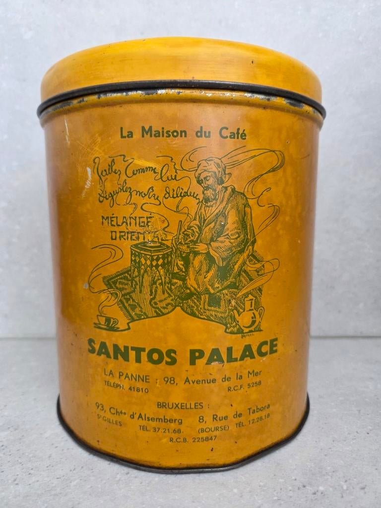 Koffieblik santos palce, Verzamelen, Ophalen
