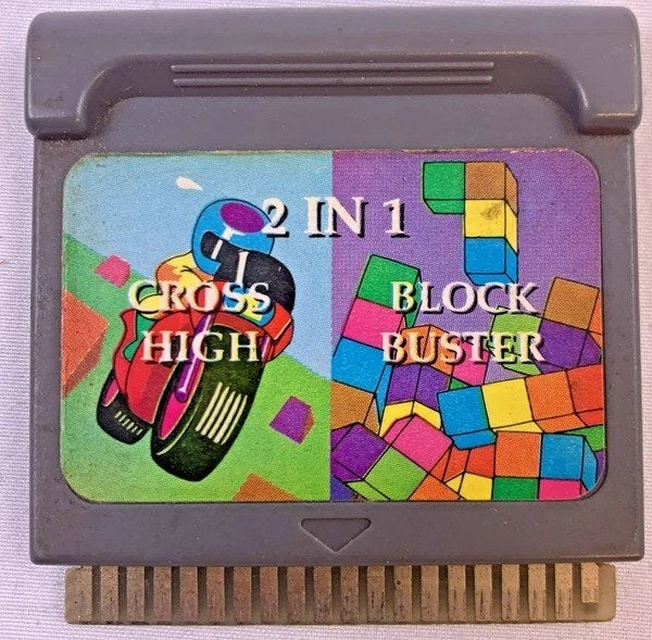 Watara Supervision 2 in 1 Cross High & Block Buster game, Verzenden, Zo goed als nieuw, Kunststof, Overige typen