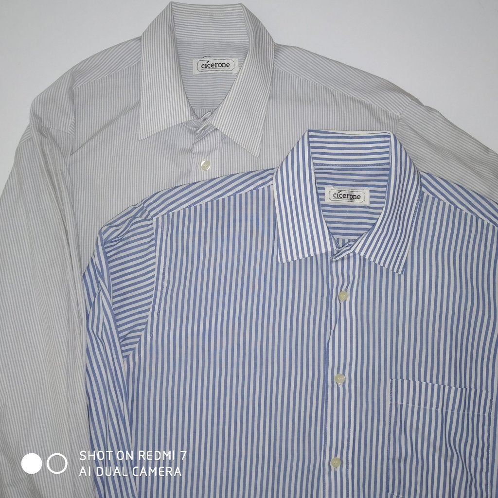 CICERONE S shirts met lange mouwen, set van 2 stuks., Ophalen of Verzenden, Gedragen, Cicerone, Halswijdte 38 (S) of kleiner