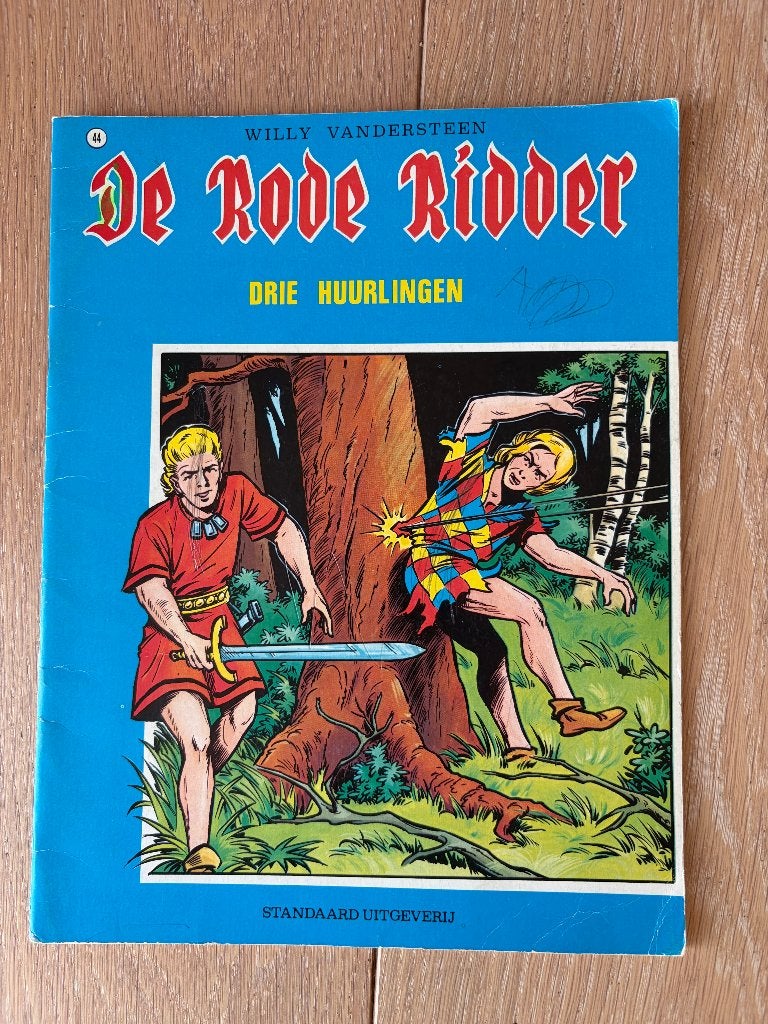 Strip, De Rode Ridder: de drie Huurlingen, Ophalen of Verzenden, Gelezen, Willy vandersteen