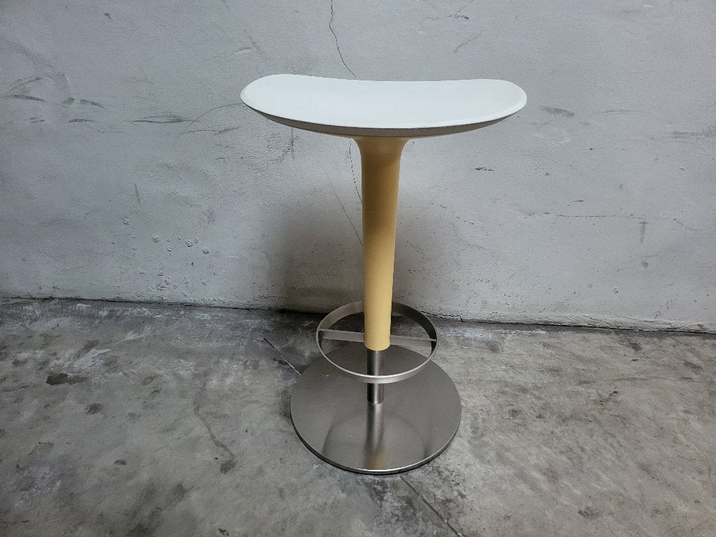Design Arper Babar barkruk (1 Stuk), Leer, 60 tot 90 cm, Ophalen of Verzenden, Zo goed als nieuw
