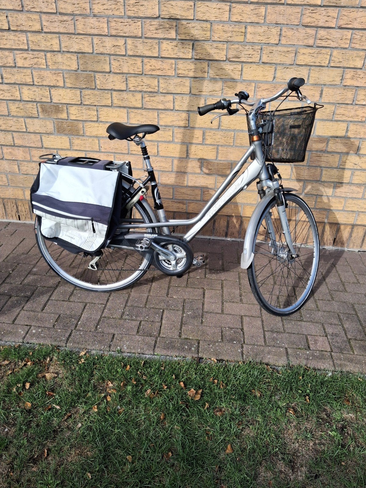 Damesfiets thompson, Gebruikt, Velgrem, Versnellingen, Ophalen