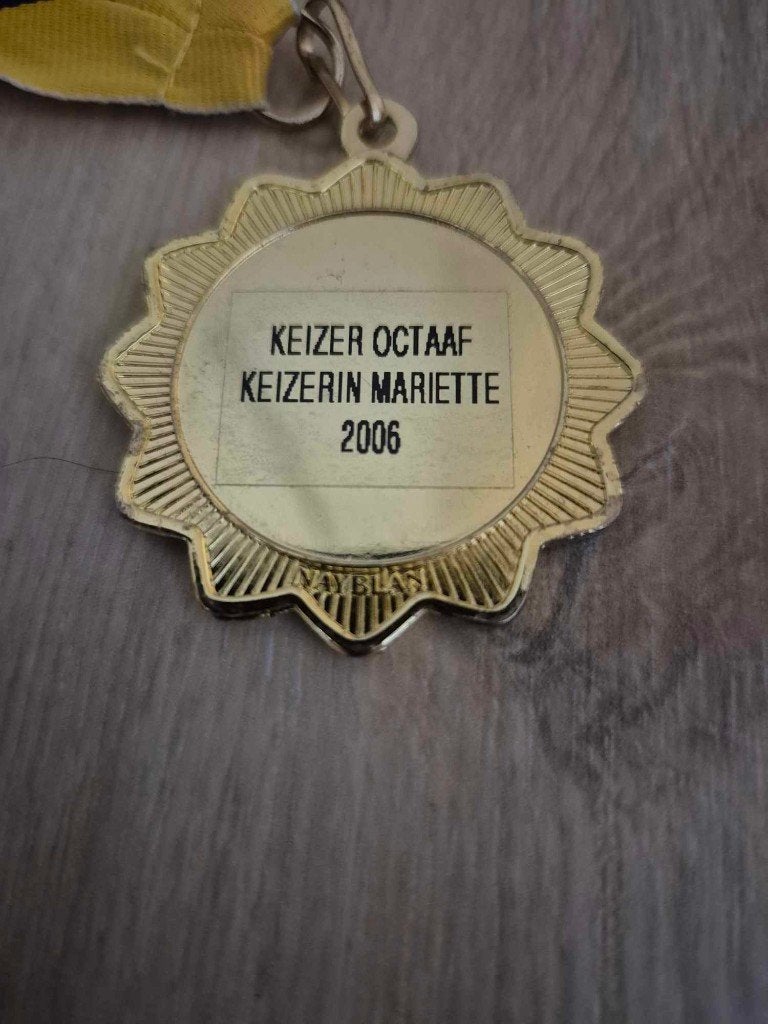 Carnaval medaille Zottegem Octaaf & Keizerin Mariette 2006, Enlèvement ou Envoi