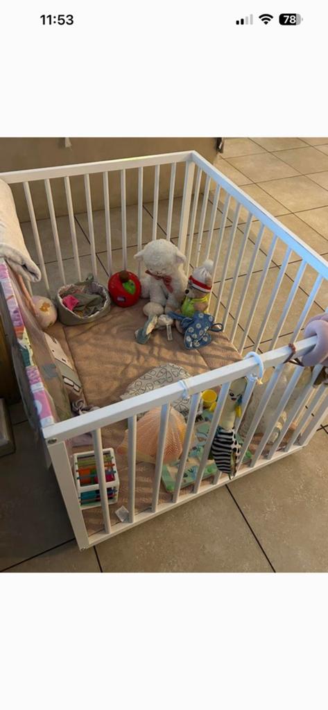 Baby box met boxkleed Jollein, Ophalen, Zo goed als nieuw, Boxkleed
