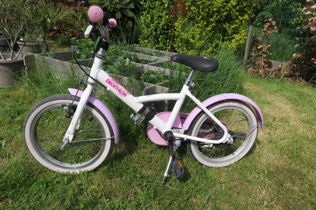 Princess 4-6 jaar oude meisjesfiets, Ophalen, B-Twin Decathlon, Velgrem, 16 tot 20 inch