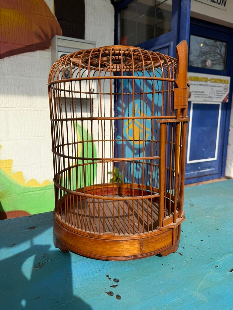cage à oiseaux ancienne, Enlèvement, Utilisé, Bois, Moins de 50 cm