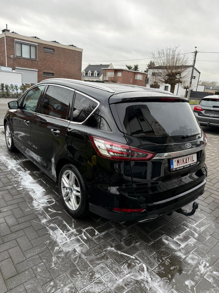 FORD Smax 2.0 diesel EURO6b 166000km bj2018 7zits Automaat, Autos, Ford, Euro 6, Entreprise, 7 places, Noir