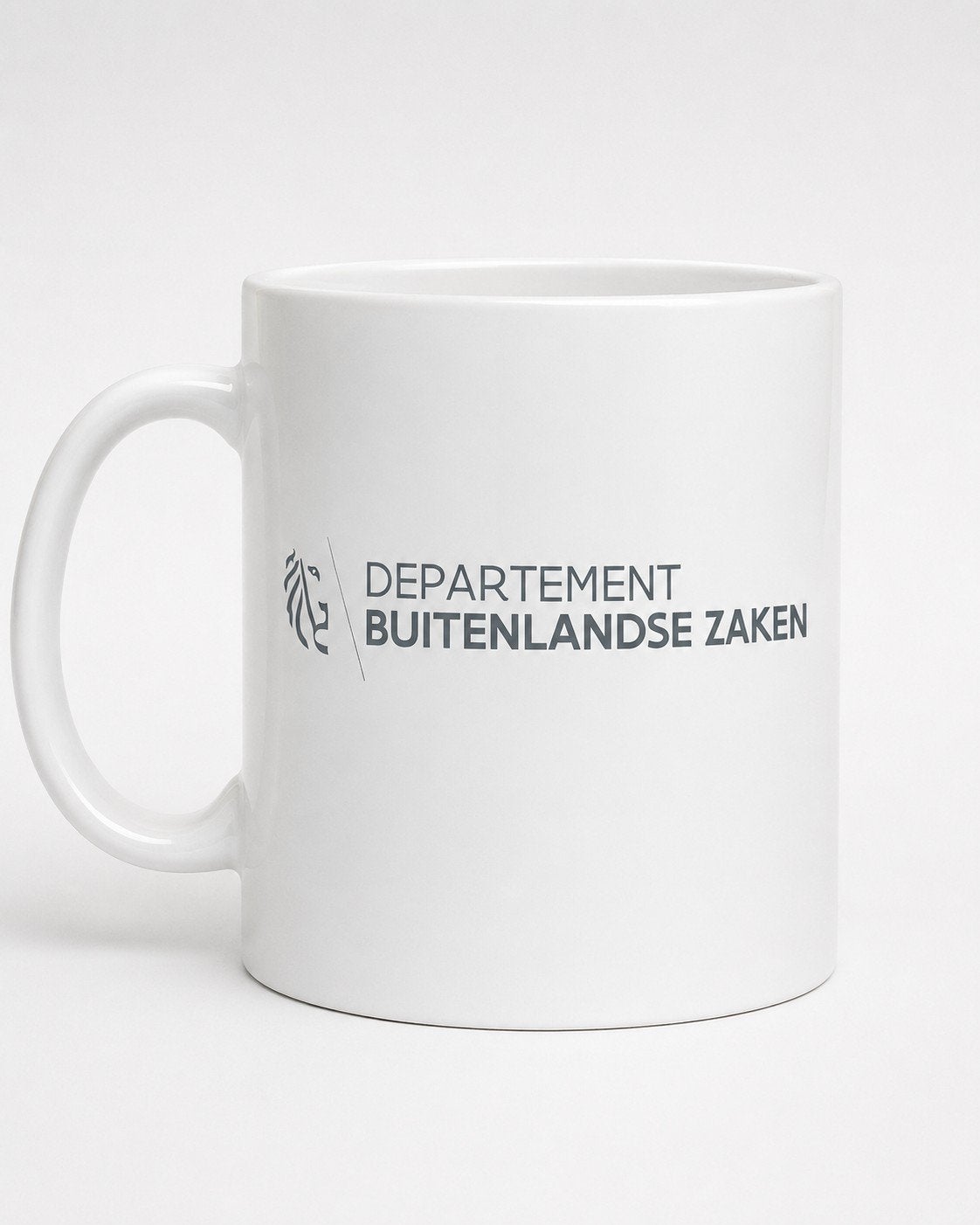 Mok Departement Buitenlandse Zaken – witte keramische mok, Ophalen of Verzenden, Mok