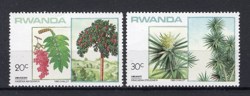 RWANDA 1186/1187 MNH 1984, Envoi, Non oblitéré, Neuf