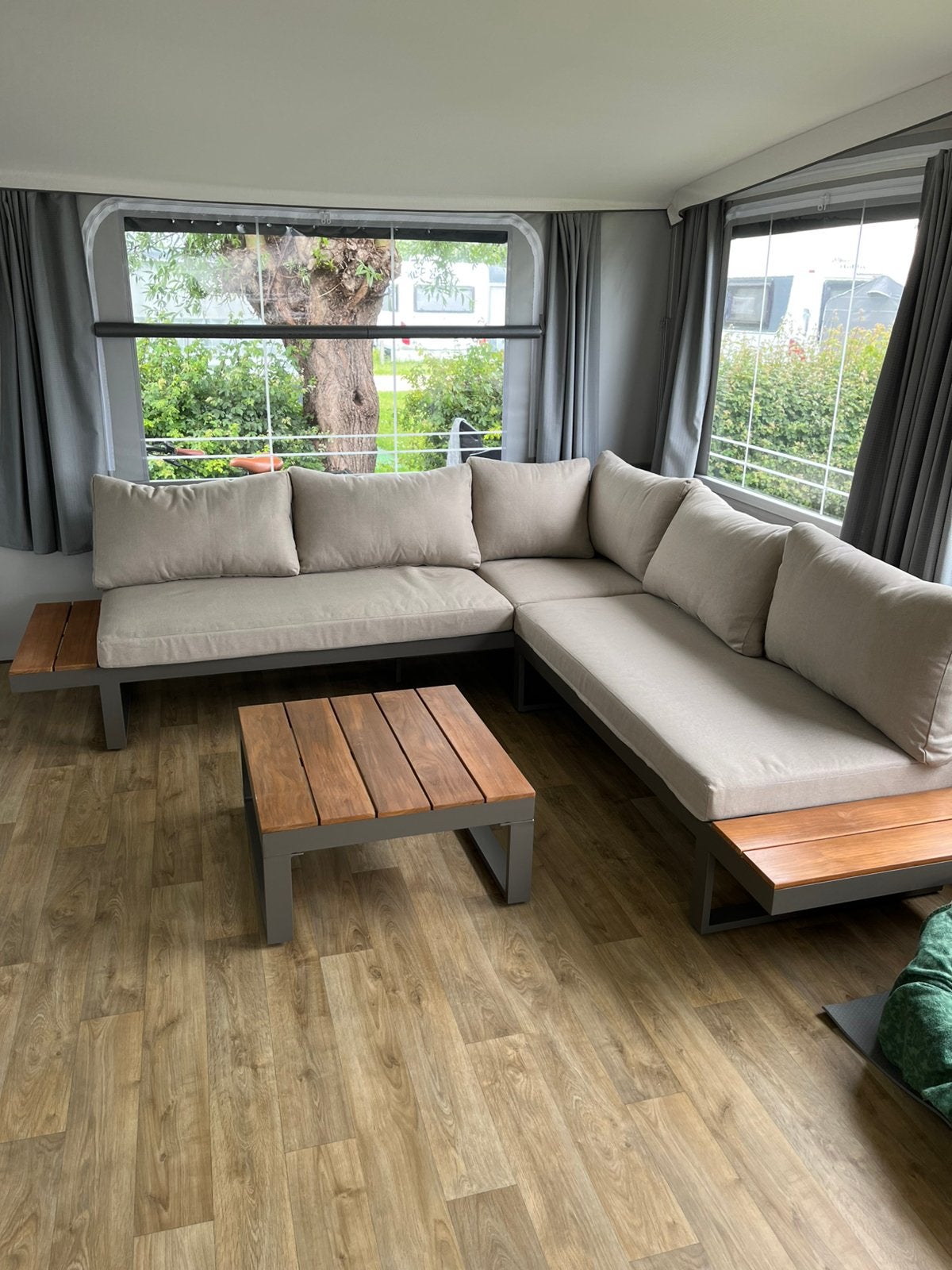 Lounge, Tuin en Terras, Tuinsets en Loungesets, Ophalen, 6 zitplaatsen, Bank, Aluminium