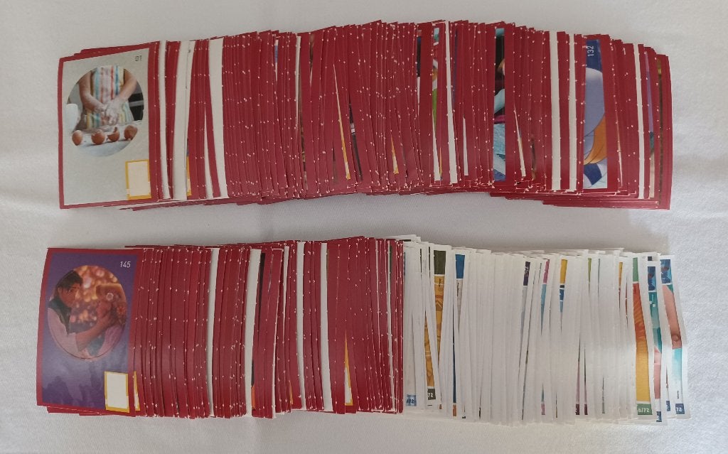 322 autocollants et 253 cartes La Cuisine Magique (2020), Enlèvement ou Envoi, Comme neuf, Autocollants et Photos