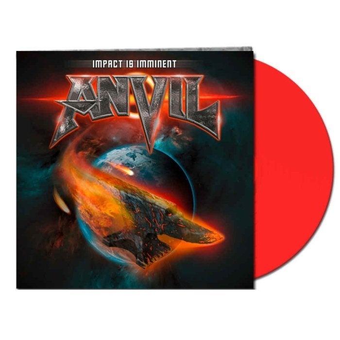 ANVIL / impact is imminent. 1lp. 2022. red vinyl ., LP, Hard Rock, Beschermende buitenhoes, Ophalen of Verzenden