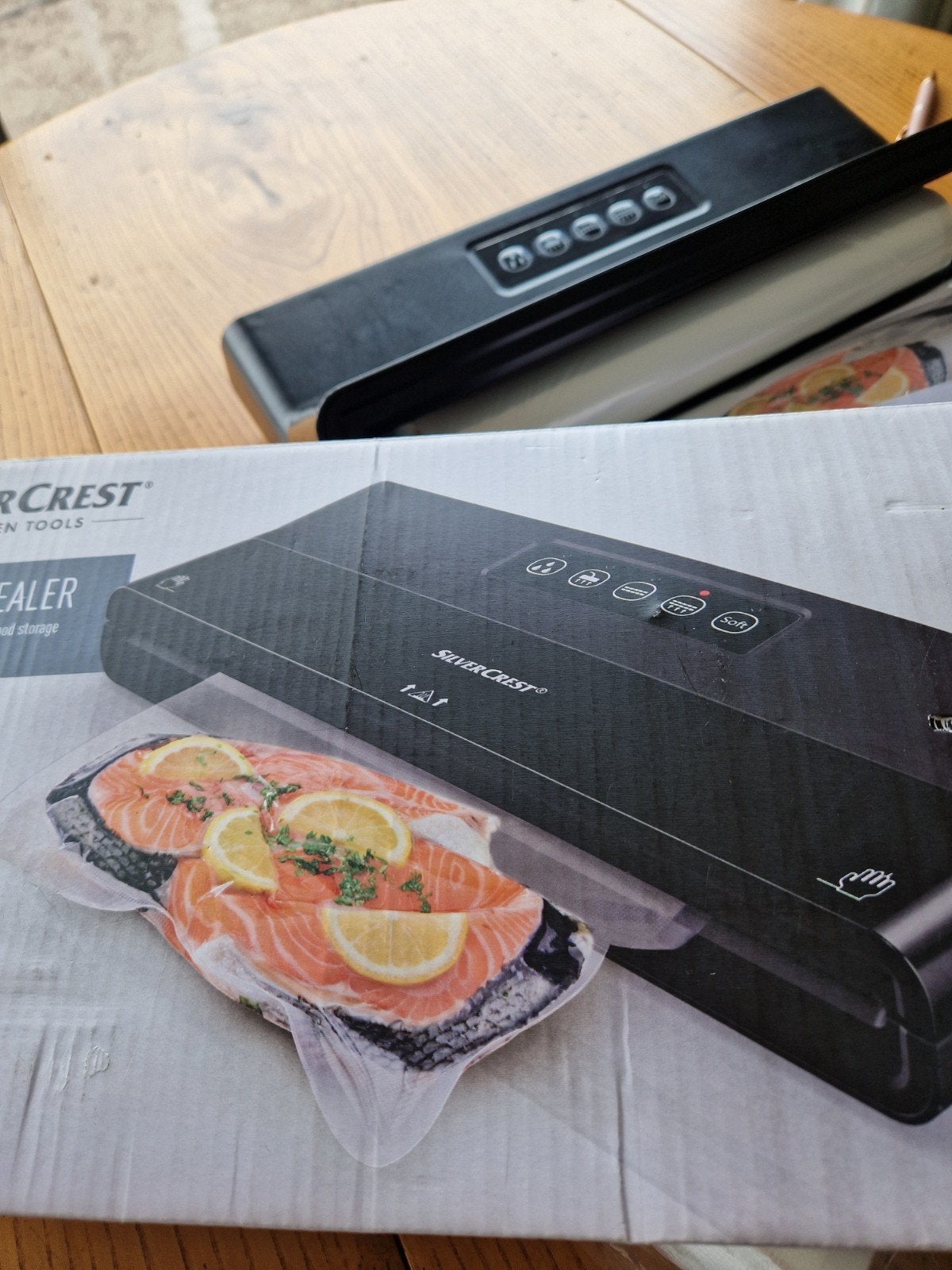 vacuum machine voor keukengebruik, Ophalen