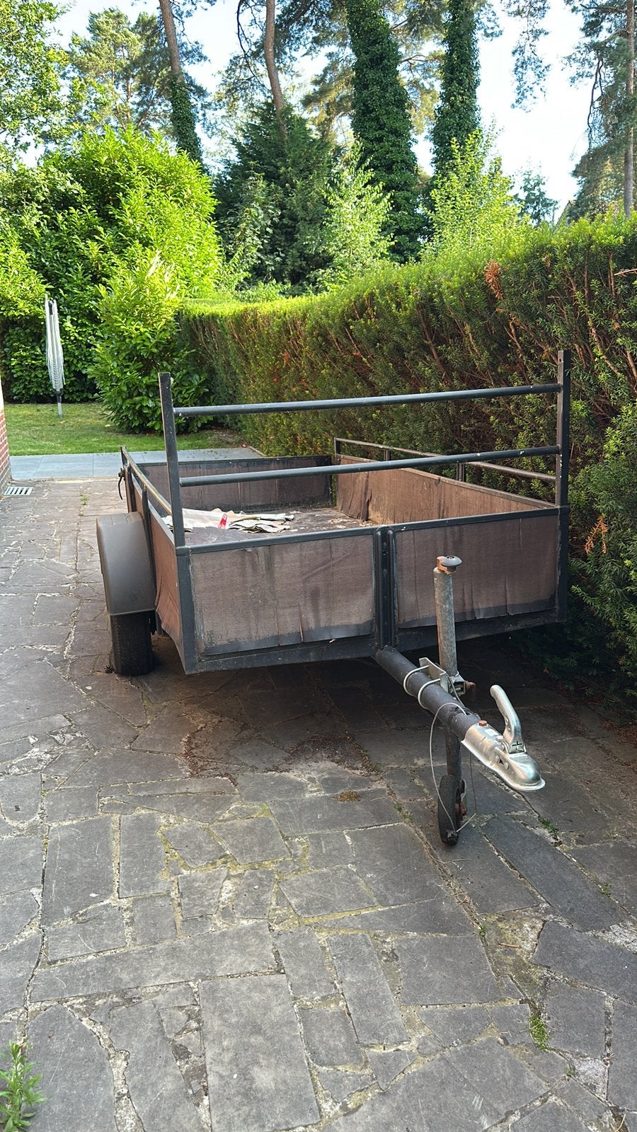 Remorque met herstellingswerk, Ophalen, Gebruikt