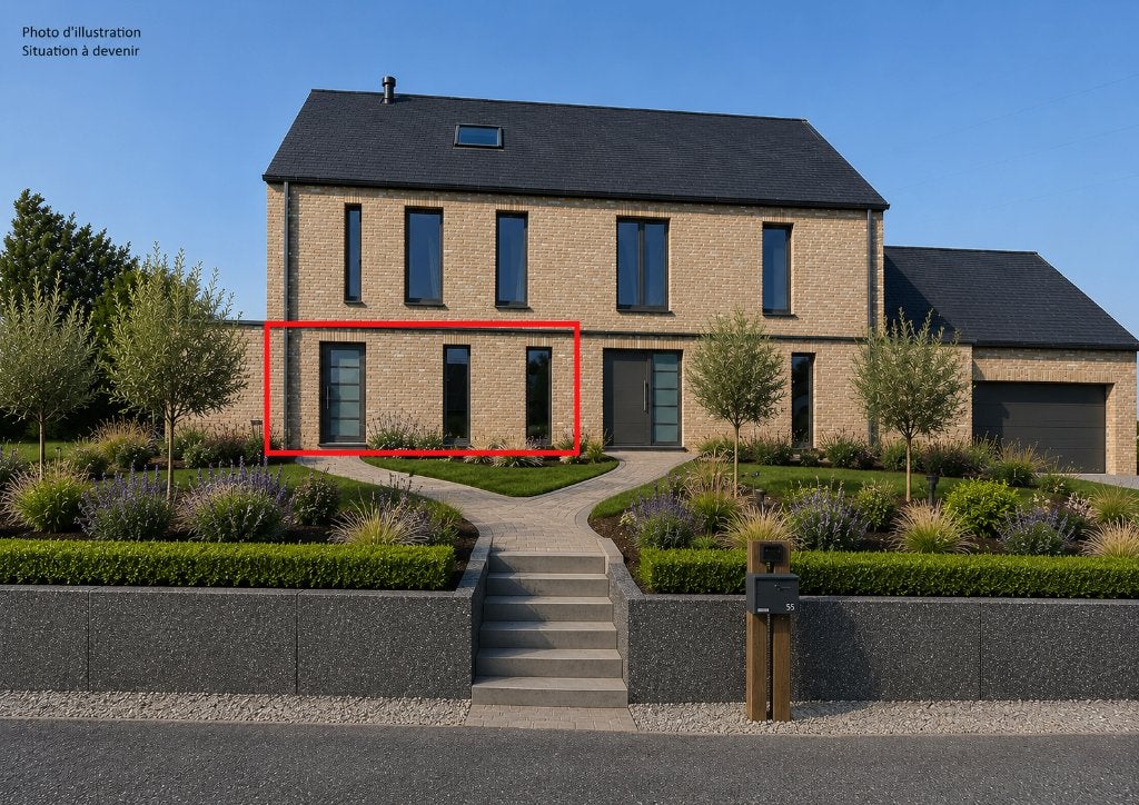 BUREAU PROFESSIONNEL NEUF À LOUER – HAVRÉ (7021), Immo, 20 tot 35 m², Provincie Henegouwen