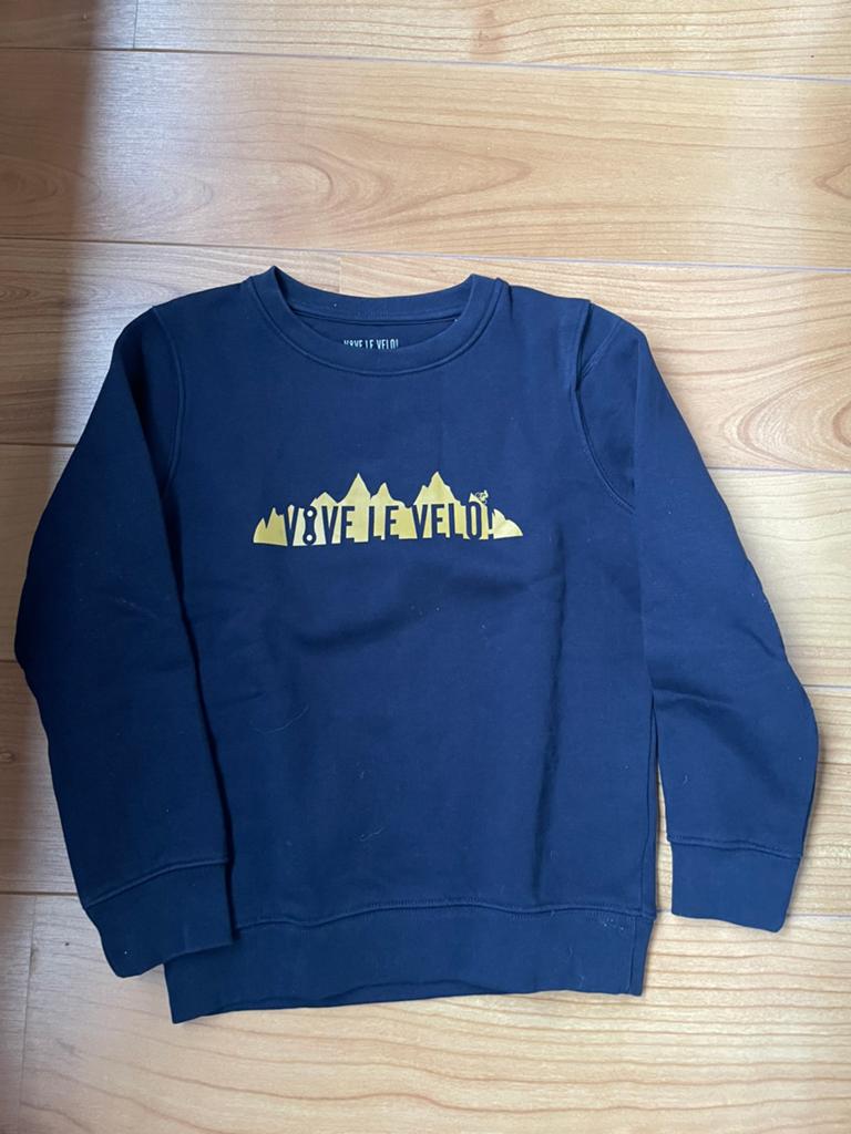 Mooie sweater maat 122-128 Vive le Velo, Kinderen en Baby's, Kinderkleding | Maat 122, Ophalen of Verzenden, Zo goed als nieuw