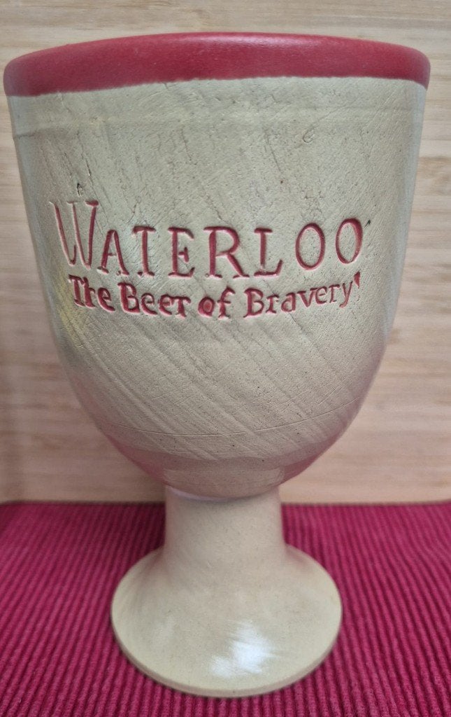 Stenen waterloo bierbeker, Verzamelen, Ophalen, Nieuw, Bierglas